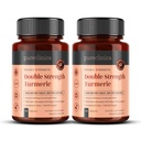 두 배 힘 심황 - 대규모 1000mg x 360 정제 - 정제 당 유력한 쿠르쿠민의 200% 더 심황과 자연적인 수준 - 300% 증가시킨 흡수를 위한 5mg 까만 고추 추출물과 더불어