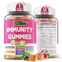 1개의 Immune 지원 보충교재 Gummies, w/Echinacea, Elderberry 비타민 C 및 아연, 셀렌, 비타민 D3 5000IU, 마그네슘, 항산화 뼈 에너지, 1 팩을 위한 매일 Immune 승압기 Multivitamin에 대하여 10