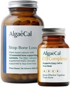 ALGAECAL 번들 - 비타민 D3 완료 (1000 IU) + K2, VIT E, VIT Bone 지원을위한 기본 식물 기반 칼슘