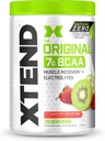 Xtend Natural Zero BCAA Powder Strawberry Kiwi Splash | 인공 감미료, 향료 및 화학 염료 무료 | 아미노산이있는 포스트 운동 음료 | 7g BCAAs | 25 서빙