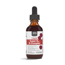 전체 음식 시장, 슈퍼 B-12 B-Complex 액체 보충, 라즈베리 천연 맛, Vegan, 2 Fl Oz