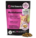 Cat Multivitamin Chews - 고양이는 건강 + 면역, 관절 지원, 피부 & 외투 및 소화를위한 고양이, 고양이를위한 비타민 - 닭 (90 일 공급)