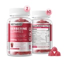 Berberine 보충교재 1500mg의 Ceylon Cinnamon Gummies,Chromium,Turmeric, 자연적인 Metabolism 균형을 잡는을 위한 Fenugreek를 가진 Sugar 자유로운 Berberine, 인도 Barberry 추출물, 120 Cts에서 Berberine HCl