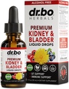 Kidney 지원 보충교재 Bladder 건강 - 유기 Renal Cleanse 보충교재 하락 Juniper Berry Cleavers Dandelion - Renal Kidney Cleanse Detox Urinary Tract 초본 방광 지원 홍조 Kidney 1oz