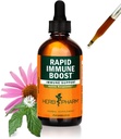 허브 Pharm 유기 급류 면역 부스트 : 성인을위한 빠른 흡수 Tincture, Goldenseal, Ginger Extract & Elderberry, Immune Support Supplement & Wellness Aid, 4 Oz