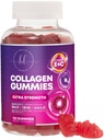 2500 mcg Biotin와 교원질 펩티드 Gummies - 가수분해된 단백질 유형 I & 비타민 C & 아연을 가진 III 다 교원질 보충교재 - 머리, 피부, 못, 맛있은 석류 풍미를 위한 지원 - 120 Gummies