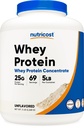 영양소 Whey Protein Powder, Unflavored, 5 파운드 - Whey Protein Concentrate에서
