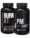Jacked Factory Burn XT Thermogenic 뚱뚱한 가열기 - 식욕 억제제 & Nootropic 에너지 부스터 (90 캡슐) & Lean PM 최대 고성능 체중 감소, 수면 지원 | (120 캡슐)