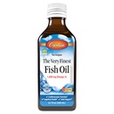 Carlson - 매우 Finest Fish Oil, 1600 mg Omega-3s, 액체 물고기 기름 보충교재, 노르웨이어 물고기 기름, 야생 잡초, 지속 가능한 Sourced Fish Oil Liquid, Just Peachie, 200 mL (6.7 Fl Oz)