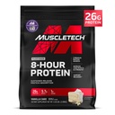 MuscleTech Platinum 8-Hour Protein Powder - 증가 된 Lean 근육, 강도 및 향상된 복구를위한 Whey & Casein Protein의 7 프리미엄 단백질 소스 - 바닐라 케이크, 50 서빙