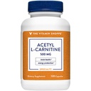 Acetyl-L-Carnitine 500mg - 건강한 뇌 및 기억 기능을 지원하고, 에너지 생산을 승진시킵니다 – CarnipureTM는 비타민 Shoppe에 의해 L 카르니틴 (120의 캡슐)의 가장 순수한 모양을 제안합니다