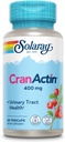 SOLARAY CranActin Cranberry Extract 400 mg - 여성 및 남성을위한 크랜베리 보충제 - 비타민 C와 Bladder 및 Urinary Tract Health Support - Vegan, 60 일 보증 (60 CT)