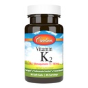 Carlson - 비타민 K2 MK-7 (Menaquinone), 180 mcg, 뼈 지원, 칼슘 Bioavailability, K2 비타민, 비타민 K-2, 90 Softgels