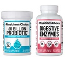 Physician 's CHOICE - 최선의 Gut 건강 번들 : 60 억 Probiotics + Digestive Enzymes for Digestive Comfort and Immune Support