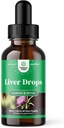 Liver Support Milk Thistle Tincture - 우유 이틀 액체 초본 보충 Liver Detox Cleanse 및 Repair 용 Astragalus 루트 - Shiitake Maitake 및 Cordyceps와 함께 간결 해독 드롭