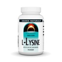 Source Naturals L-Lysine Free Form Powder - 아미노산 보충 지원 에너지 형성 및 교원질 * - 100개 그램