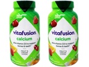 VitaFusion 칼슘 500 mg 규정식 보충교재 Gummies 자연적인 과일 및 크림 풍미 - 100 ct, 2의 팩