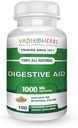 인증 유기농 Vadik 허브 소화 보조 초본 다이어트 보충 | Intestinal System 지원, 일반 Bowel Function (1 Pack)