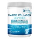 NATURE TARGET Marine Collagen Peptides Powder - Probiotics, 비타민 C & Hyaluronic Acid for Skin, Hair, Nails, Wild-Caught Fish & Grass-Fed Bovine, 35 서빙