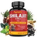 Shilajit Himalayan 캡슐 - 3 개월 공급 - 결합 Ashwagandha, Ginseng, 톱 Palmetto, Maca, Tribulus, Chaga, 블랙 페퍼