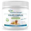 심장 혈관을 승진시키는 개를 위한 Folate & Prenatal 건강, 지원 DNA Synthesis & 세포 정비, 아연, Biotin, 철 & 비타민 B12, 120 연약한 Chews를 가진 개를 위한 Folic 산