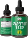 Grapefruit 씨 추출물 액체 하락 보충교재. Vegan GSE Grapefruit Seed Extract for Women and Men. Zero Sugar, Non Bitter. Immune, 소화 지원. 글루텐 무료 오일. 구두의