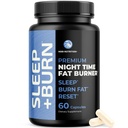 밤 시간 뚱뚱한 가열기 쉬는 동안 당신 수면 | Belly Fat 버너, Carb Blocker & 체중 감량 지원 보조제 | Lose Weight, Support Metabolism & Fall Asleep Fast | 60 Nighttime Diet Pills