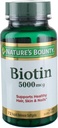 자연의 Bounty 최고 힘 Biotin 5000mcg - 72 softgels (2의 포장)