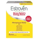 Estroven Stress Relief & Energy Boost for Menopause Relief - 28 Ct. - 임상적으로 입증 된 성분은 스트레스 및 에너지 지원 + 야간 땀 & 핫 플래시 구호를 제공합니다 - 약물 무료 및 글루텐 - 무료