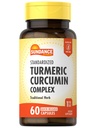 Sundance Turmeric Curcumin Complex | 60 빠른 릴리스 캡슐 | 전통 초본 보충 | Non-GMO 및 글루텐 프리 포뮬러