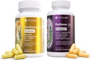 BioAssist® Relieve-Fx + Immune-fx, Recovery Relief Joint Detox Mood Immune Pulmonary Lung Support Supplement Factors, Clean Certified®, 비 GMO