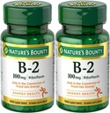 자연의 현상, 비타민 B-2, 100 mg, 100 정제 - 2 팩
