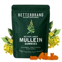 Lungs에 대한 Betterbrand Mullein Gummies – Lung Detox & Respiratory Support를위한 1000mg 초본 보충 – Pear 풍미 Chewable Breatheasy Gummy – 30 일 공급