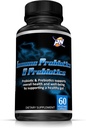 Immune Probiotics 및 Prebiotics - Gut 건강 및 전반적인 Wellbeing (60 캡슐) 지원