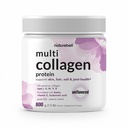 다 교원질 단백질 분말 600g - 5가지의 유형 (I, II, III, V, X) 잔디 페더럴 익스프레스 & Pasture 직류 전기를 통한 | Biotin 5000mcg, 비타민 C & Hyaluronic 산에 | Keto, Paleo, Unflavored (54의 서빙)