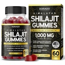 Men & Women 1000mg ( Fulvic 산을 가진 85+ Trace 무기물을 가진 높은 잠재적인 금 급료)를 위한 Shilajit Gummies - 에너지 & 면제 지원 - 제3자 시험하는, 비 GMO, Vegan & 미국에서 만드는 - (60의 Gummies)