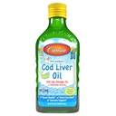 Carlson - Kid's Cod Liver Oil, 550 mg Omega-3s, 비타민 A & D3, 야생 노르웨이어, 레몬, 250 mL