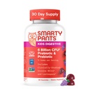 SmartyPants Kids Probiotic & Prebiotic Gummies for Digestive Health: Gut Health Supplement, Immune Support, Grape, 60 Count (30 Day Supply)를 위한 임상적으로 Studied Prebiotic