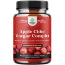 클렌징 Apple Cider Vinegar 캡슐 - Gut Cleanse 및 Detox 알약과 Cayenne을 체중을 줄이기위한 소화 건강 - Gut Cleanse 및 Full Body Detox를위한 추가 강도 ACV 캡슐 (30 인분)