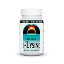 Source Naturals L-Lysine Free Form - 아미노산 보충 지원 에너지 형성 & 교원질 * - 500 mg- 50 정제