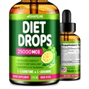 다이어트 방울 - 여성 및 남성을위한 식욕 억제제 - 미국에서 만든 - 자연 대사 부스터 - Garcinia Cambogia 1 Fl Oz와 다이어트 방울