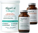 ALGAECAL Bone Builder & Collagen Bundle – Verisol, Fortibone, Fortigel + Plant 기반 칼슘, Strontium, D3, K2, Magnesium & 16 Nutrients for Beauty & Bone Health