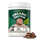 남성 및 여성, 리치 Decadent 초콜릿 (16 서빙) - Vegan & Organic - 20g의 완두 단백질 파우더 - Dairy-Free, & Gluten-Free