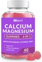 설탕 자유로운 칼슘 Gummies 보충교재 600mg의 비타민 D3 K2, 칼륨, 뼈, 이 & 근육을 위한 높은 흡수 CA Gummy를 가진 칼슘 마그네슘 아연 Gummies