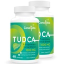 TUDCA Liver 지원은 1000mg - 120 Vegan 캡슐, 가축을 위한 우유 이틀 초본 혼합 공식을 가진 TUDCA Bile 소금을 보충합니다