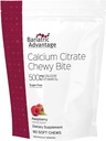 Bariatric 이점 칼슘 구연산염 Chewy는 500 mg - 높게 흡수하고 & 소화 가능 - 비타민 D3 - 쉽게 Chewable 칼슘 보충교재 - 딸기 풍미 - 90 조사