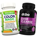 Colon Cleanse & Liver Cleanse Detox Support Supplement - Intestinal Bloating & Daily Constipation Relief에 대한 천연 Bowel Cleanser 알약 - 우유 Thistle Dandelion Cap & Aid Gallbladder 보충제
