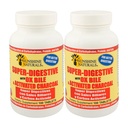 Sunshine Naturals Super Digestive 보충. Ox Bile & Digestive Support, Bloating Relief, Gut Cleanse, Nutrient Absorption 및 전반적인 Wellness를 위한 활성화된 Charcoal. 100개의 정제. 팩 2