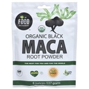 Food Movement Co. Black Maca 8 oz Raw Food Powder - 유기농, 비 GMO, Vegan, Gluten Free- Black Maca Root Supplement for Whole Body Wellness