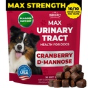 개 UTI 치료를위한 Mighty Petz MAX Cranberry - 강아지 + D-Mannose를위한 MAX 힘 크랜베리 보충. 개를위한 방광 제어. Urinary Tract 배려 & Kidney 지원 Chews